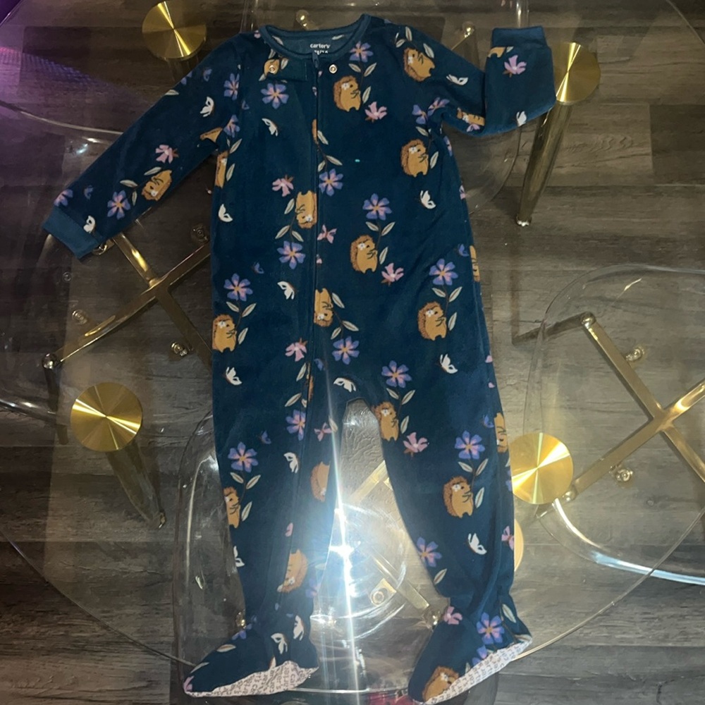 2T toddler girl onesie pajamas